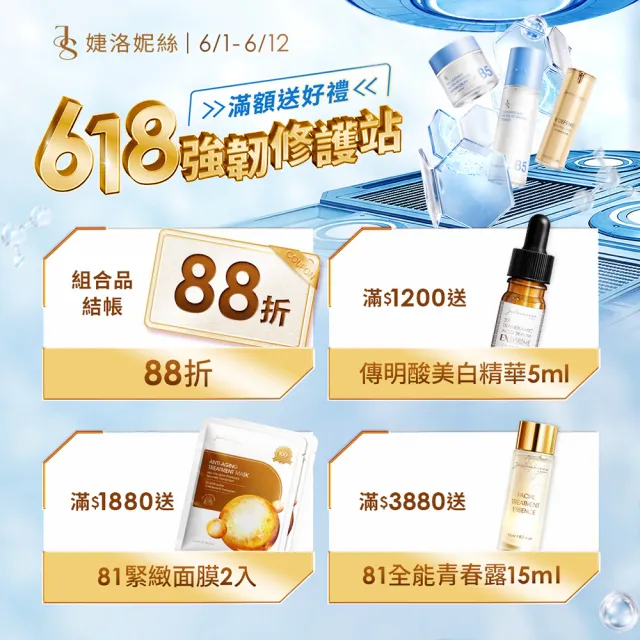 【JS 婕洛妮絲】10%神經醯胺保濕修護霜50mlx2（修護舒緩．敏感肌適用）