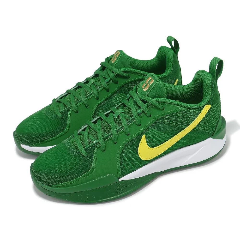 【NIKE 耐吉】籃球鞋 Sabrina 2 GS Oregon 大童 女鞋 綠 黃 奧勒岡 莎賓娜(HQ4515-300)