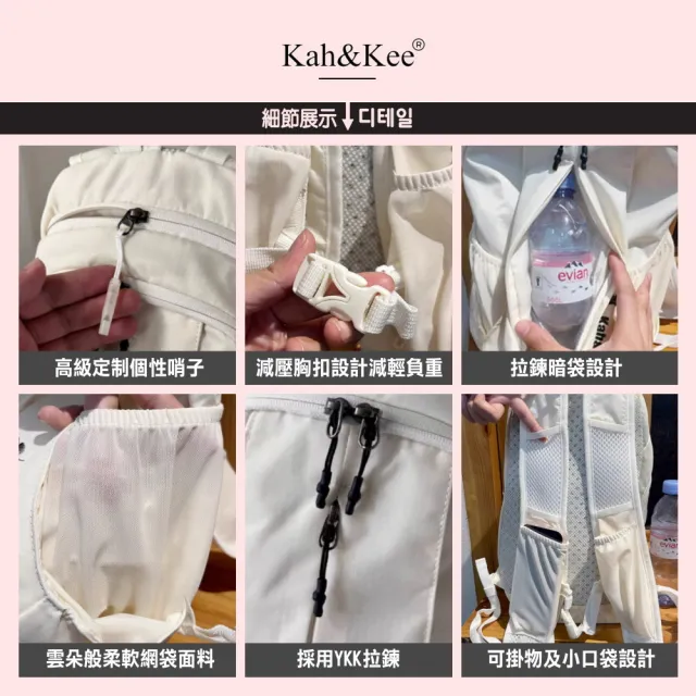 【WHOSE BAG】超輕量防潑水後背包｜透氣減壓多口袋通勤雙肩包 A4收納男女適用 NO.WBKK067