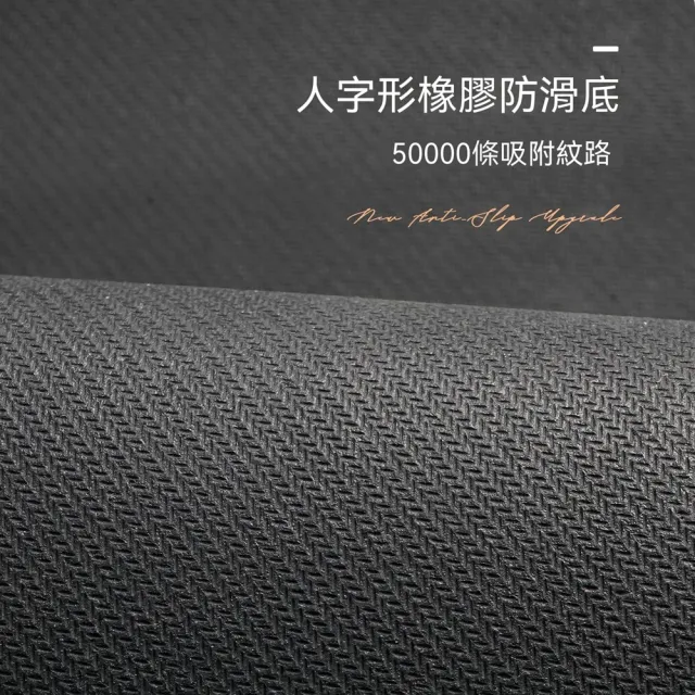 【Quality 聚家】仿亞麻防滑地墊 浴室腳墊 廁所地墊 浴室門口吸水地墊50*80cm（橡膠防滑/耐磨耐刮）