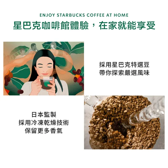 【STARBUCKS 星巴克】CAFE MOMENTS 星時刻特選即溶咖啡-明亮/輕柔兩罐組(夏季冰咖啡)