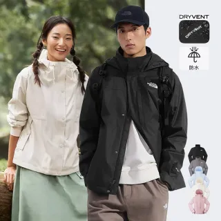 【The North Face】中性款DRYVENT防水防風 機能衝鋒衣外套 (多款任選)