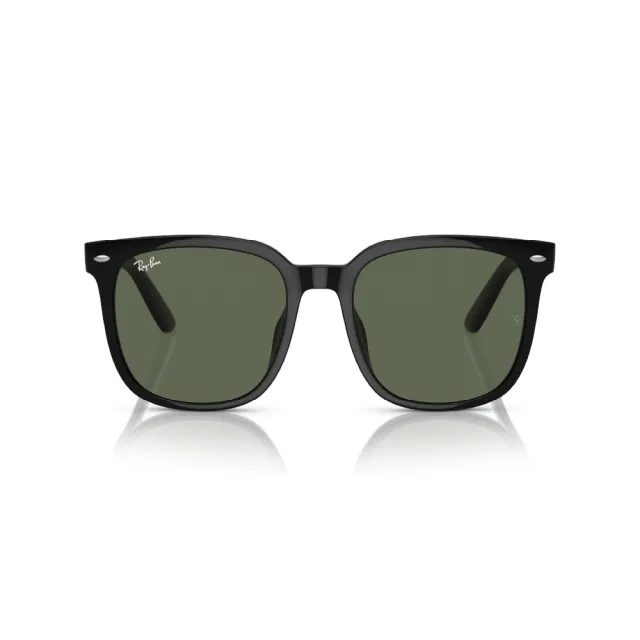 【RayBan 雷朋】大鏡片膠框太陽眼鏡 小臉神器 原廠公司貨(RB4401D 601/87、 601/71 57mm 多款選擇)