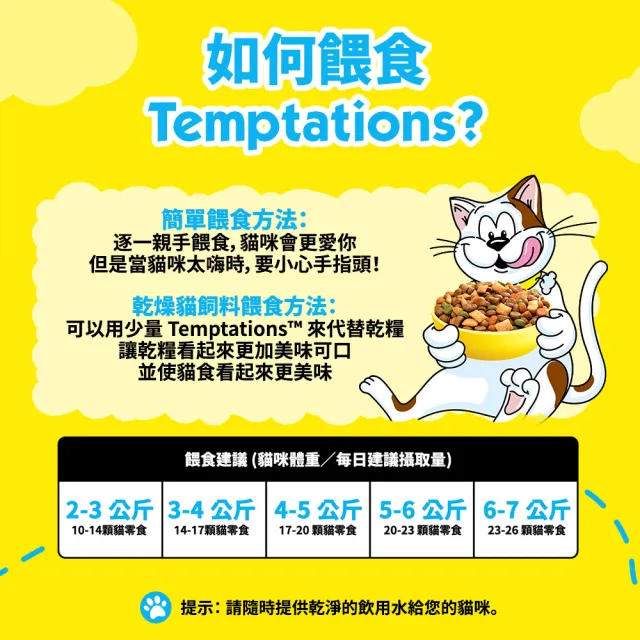 【TEMPTATIONS 喵愛餡】貓點心75g/60g*48入(寵物/貓零食/貓食/貓餡餅/貓餅乾)