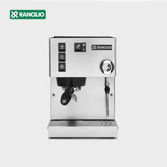 【Rancilio】Silvia 單鍋爐單孔 家用半自動義式咖啡機(經典銀)