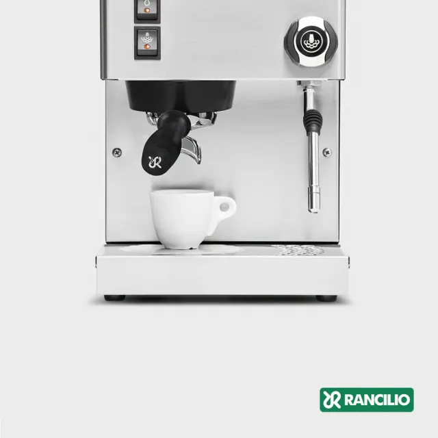 【Rancilio】Silvia 單鍋爐單孔 家用半自動義式咖啡機(經典銀)