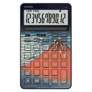【CASIO 卡西歐】葛飾北齋浮世繪 60週年限定桌上型計算機-JF-M200TJ-KHG (赤富士凱風快晴)