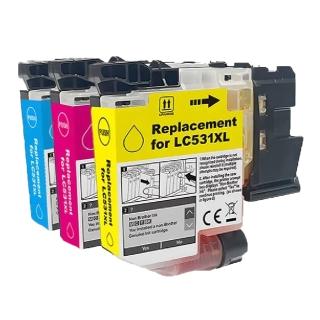 TC BROTHER LC531XL LC-531XL 彩色任選 副廠墨水 墨水(適用 BROTHER DCP-J1310DW DCP-J1360DW)