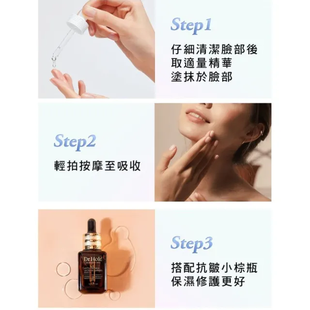 【dr.hold 黛后】激光亮白精華30ml(淡斑、亮白、居家換膚、杏仁酸)
