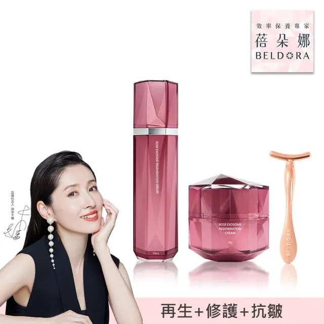 【BELDORA 蓓朵娜】瑰泌再生修護組(AC-11外泌體再生修護精華35ml + AC-11外泌體再生修護霜30g)