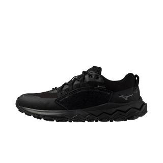 【MIZUNO 美津濃】Wave Gnu GTX 男女 健走 步行鞋 寬楦 防水 舒適 走路 黑(B1GA250209)