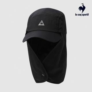 【LE COQ SPORTIF 公雞】防曬遮陽帽 帽子 黑色 LKX03308