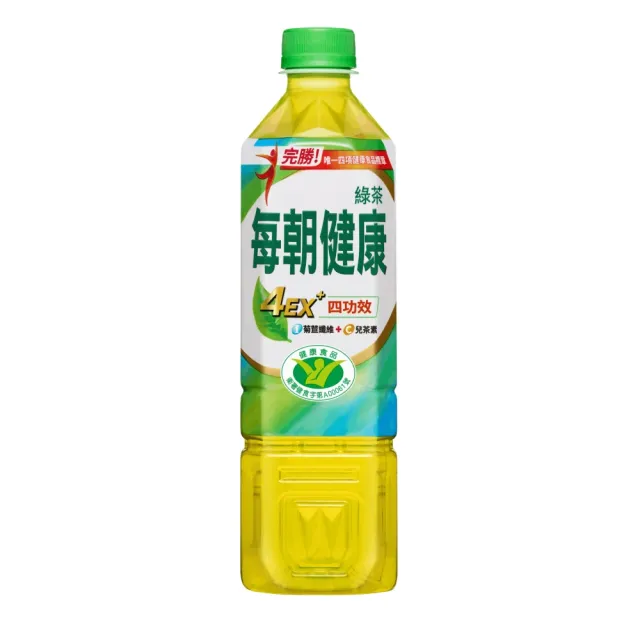 【每朝健康】無糖綠茶650mlx2箱(共48入_EX健康四認證_官方直營)
