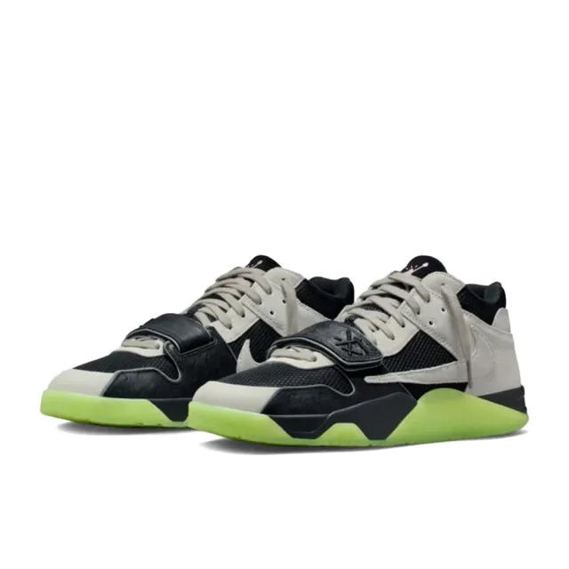 【NIKE 耐吉】Chase B x Travis Scott x Jordan Jumpman Jack 黑綠 倒鉤 三方聯名 運動鞋 男鞋 IH7971-001