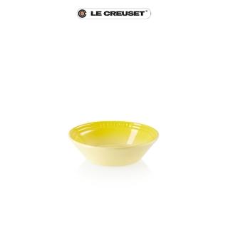 【Le Creuset】瓷器新採和風系列淺盤16cm(閃亮黃)
