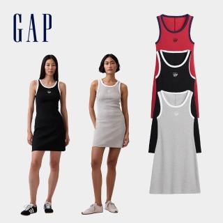 【GAP】女裝 羅紋背心迷你洋裝-多色任選(898386)