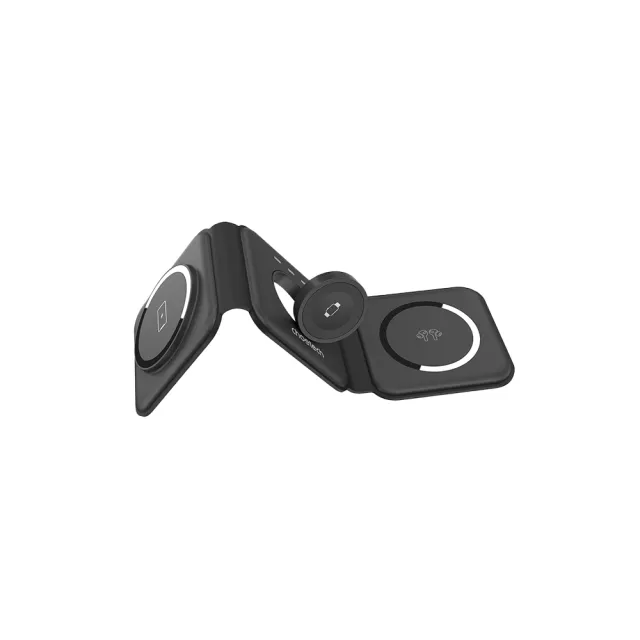 【Choetech】Magnetic 3 in1（T588-F）MagSafe 摺疊旅行無線充電器(一機三充 無線拘束)
