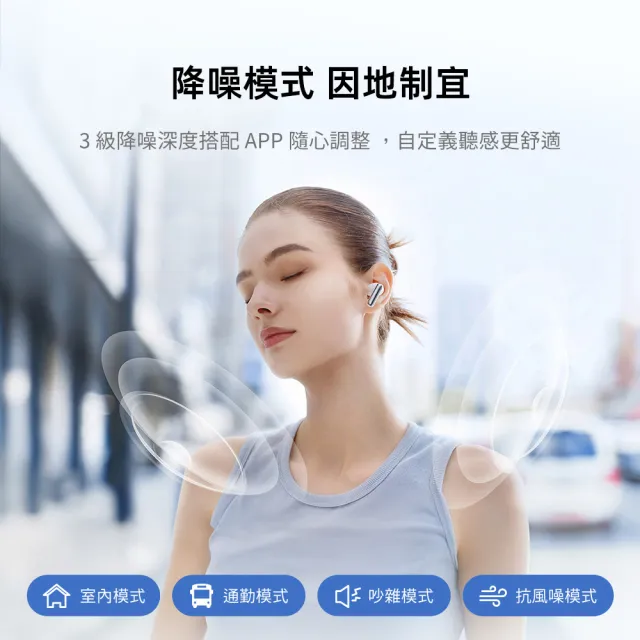 【QCY】MeloBuds N50 HT12 主動降噪真無線藍牙耳機(高效降噪 純靜樂音)