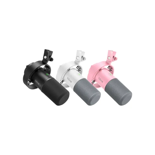 【FIFINE】K688 USB/XLR動圈式電腦麥克風(專業錄音室級音質)