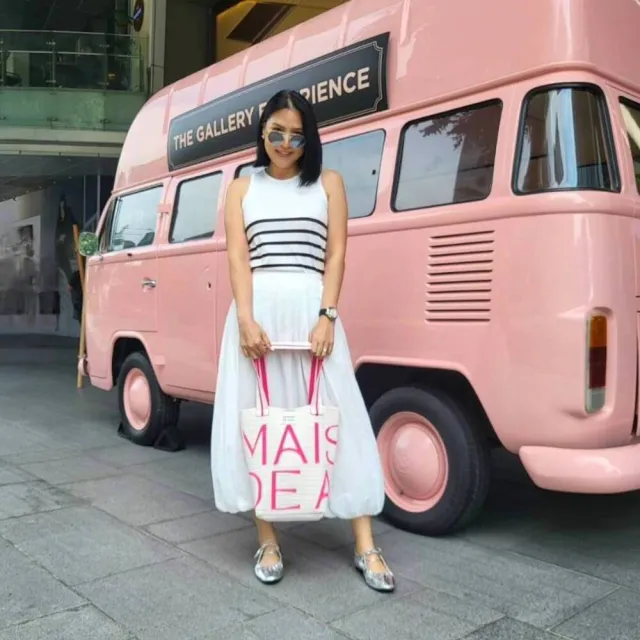 【MAISON DE AURI】雙11 SAC POP | SAC POP Pink 法潮粉 SAC法式包 / 厚針織