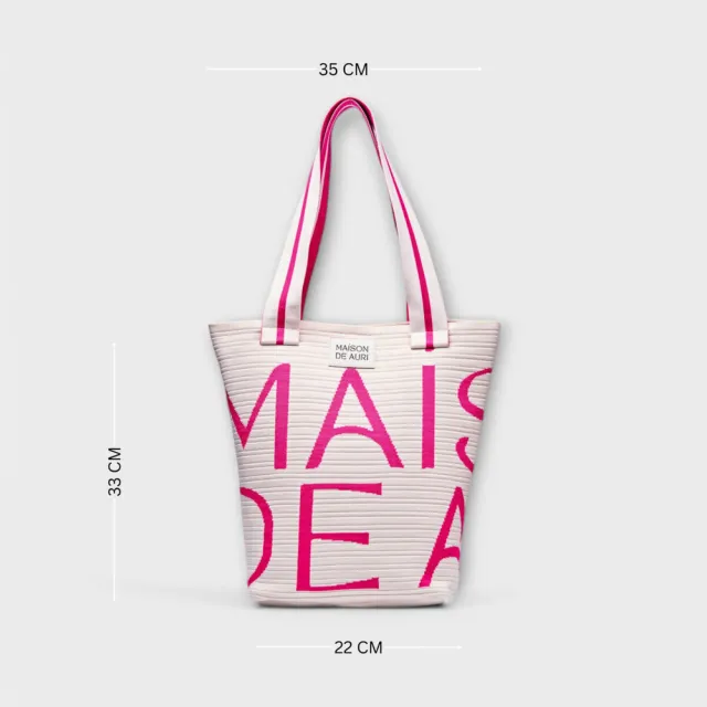 【MAISON DE AURI】雙11 SAC POP | SAC POP Pink 法潮粉 SAC法式包 / 厚針織