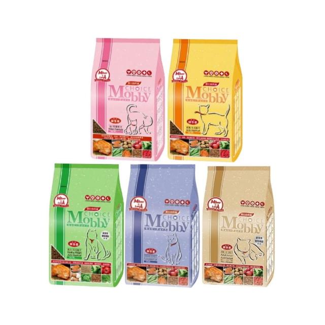 【Mobby 莫比】自然食-雞肉&米配方 1.5kg（幼母貓/成貓化毛/低卡/挑嘴/高齡貓）(貓糧、貓飼料、貓乾糧)