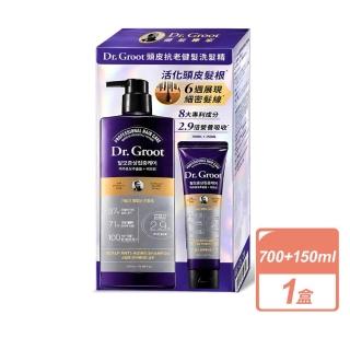【Dr.Groot】頭皮抗老健髮洗髮精 (700毫升X1入+150毫升X1入/盒)