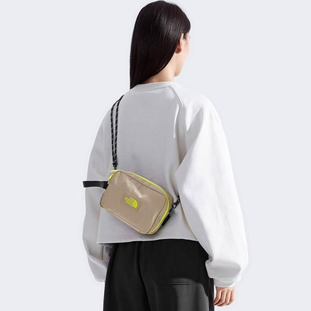 【The North Face】北面男女款棕色休閒腰包｜8DJRG1A