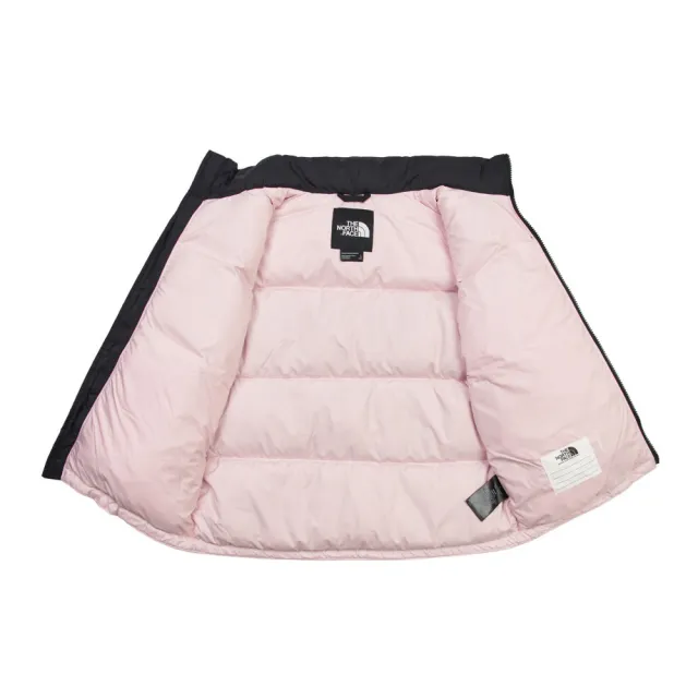 【The North Face 官方旗艦】北面經典1996兒童粉色DWR防潑水羽絨外套｜8A4CBP6