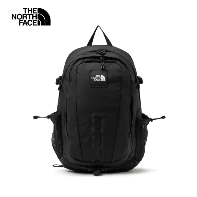 【The North Face】北面男女款黑色多隔層舒適背負後背包｜3KYJ53R(筆電包/登山包)