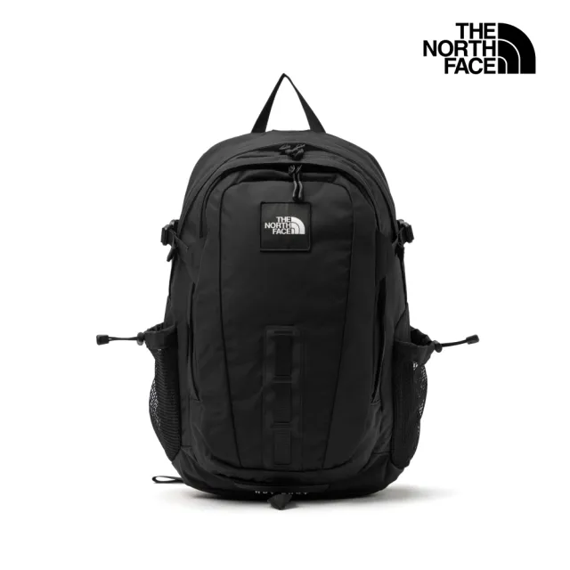 【The North Face】北面男女款黑色多隔層舒適背負後背包|3KYJ53R(筆電包/登山包)