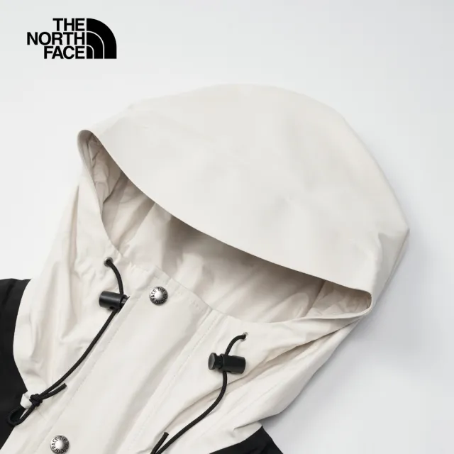 【The North Face 官方旗艦】經典ICON-北面男款米白色FUTURELIGHT防水透氣衝鋒衣|8AKJROU