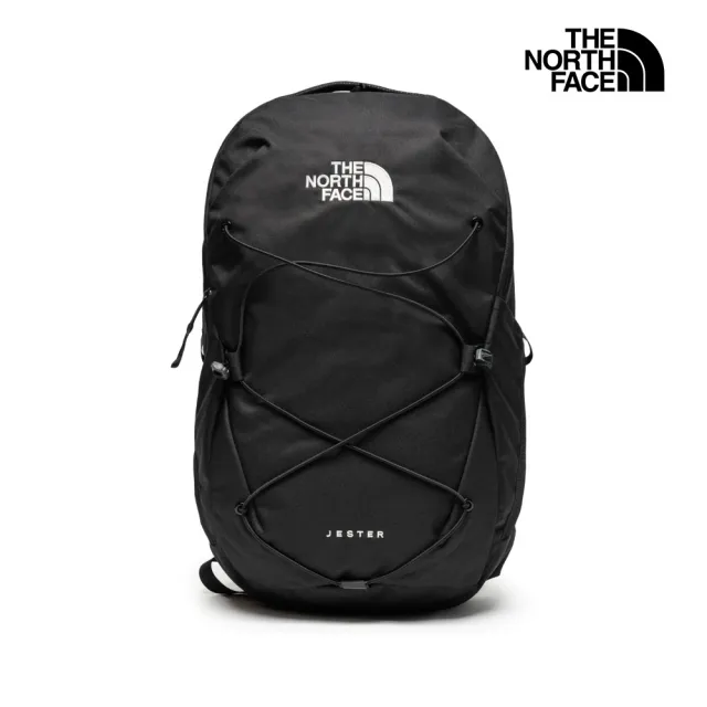 【The North Face】北面男女款黑色戶外休閒後背包｜3VXF4H0(筆電包/登山包)