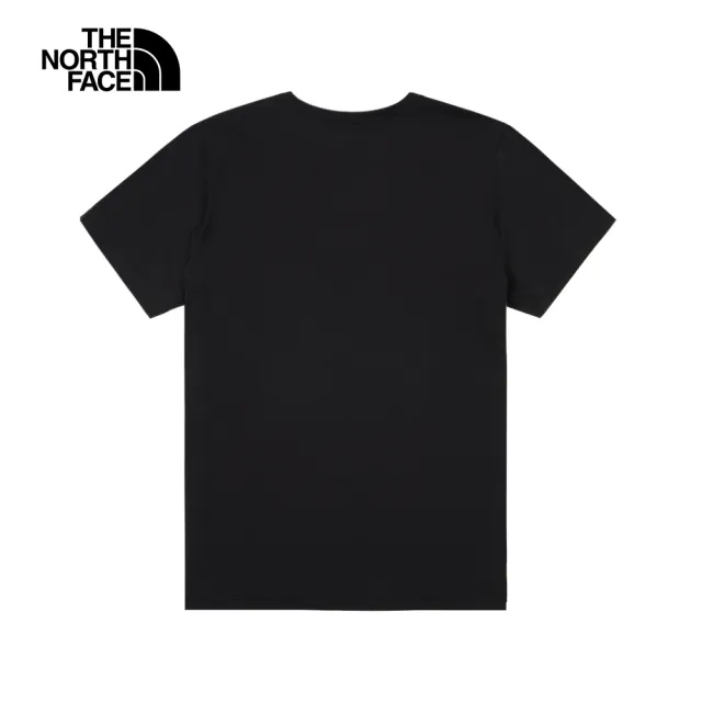 【The North Face】北面男款黑色吸濕排汗短袖T恤｜8EXVJK3
