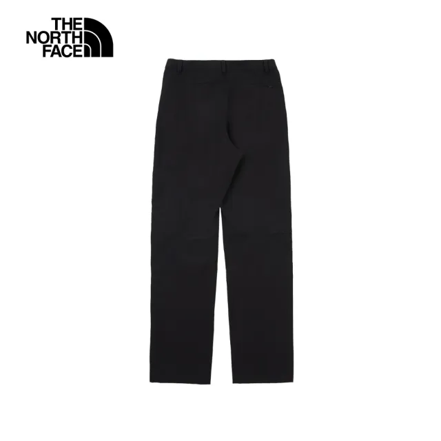 【The North Face】北面女款黑色DWR防潑水戶外徒步長褲|8DFKJK3