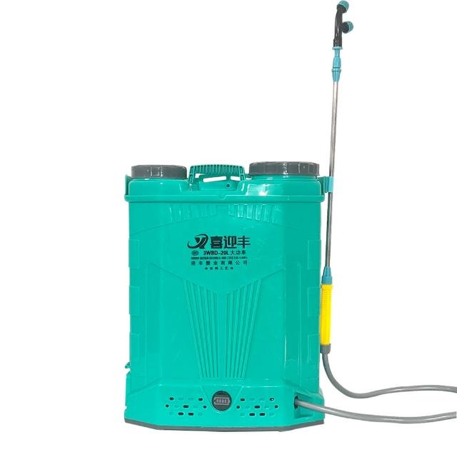 【ZHIPU 芝浦】20L背負式電動噴霧器高壓農用電動噴霧機打藥機農藥噴桶噴水壺(純銅電機電動攪拌電量顯示)