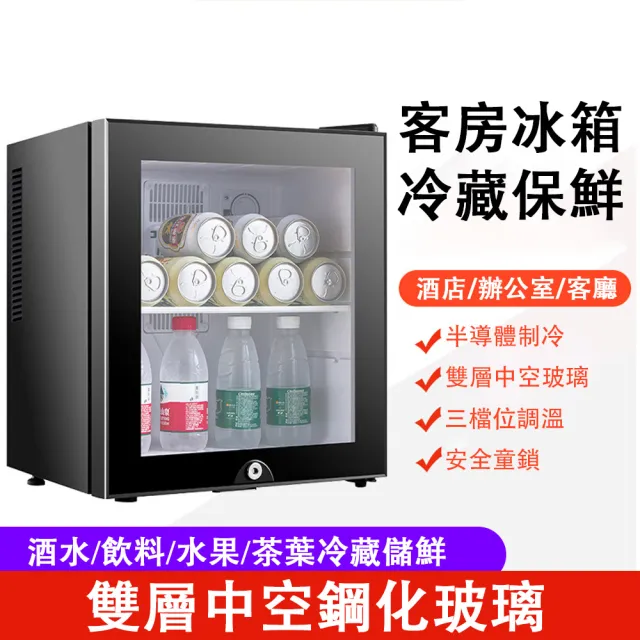 Eco森活 30L小型迷你冷藏冰箱（冰櫃 冰吧 冷櫃機 展示櫃 冷藏櫃 保鮮製冷櫃 民宿酒店客房冰箱）