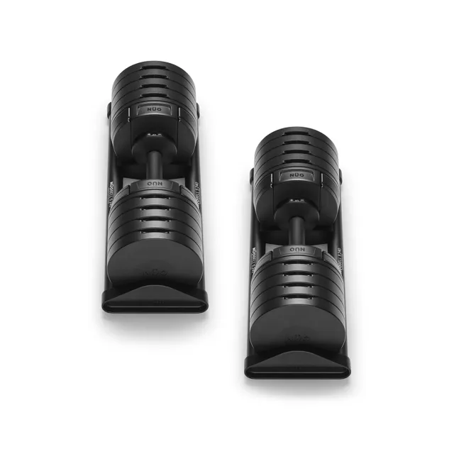 【NUO】S240可調式啞鈴40KG-2入(極致黑)