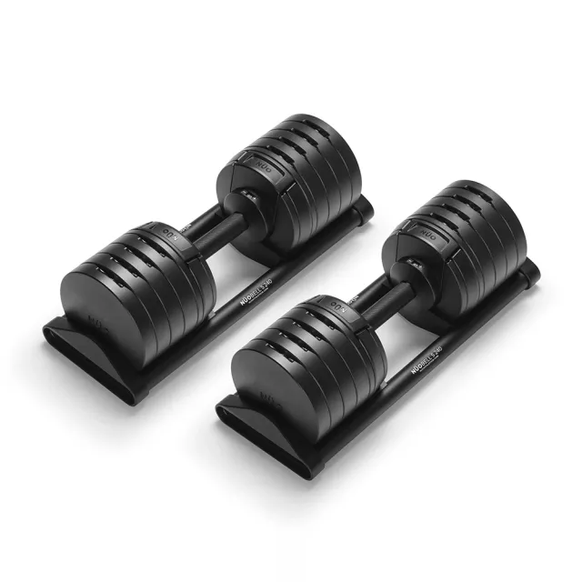 【NUO】S240可調式啞鈴40KG-2入(極致黑)