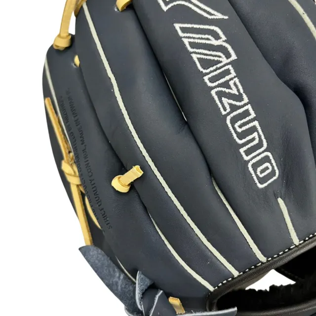 【MIZUNO 美津濃】工字檔全牛皮棒球手套11.75吋霧藍X米帶皮(1ATGH26603 29)