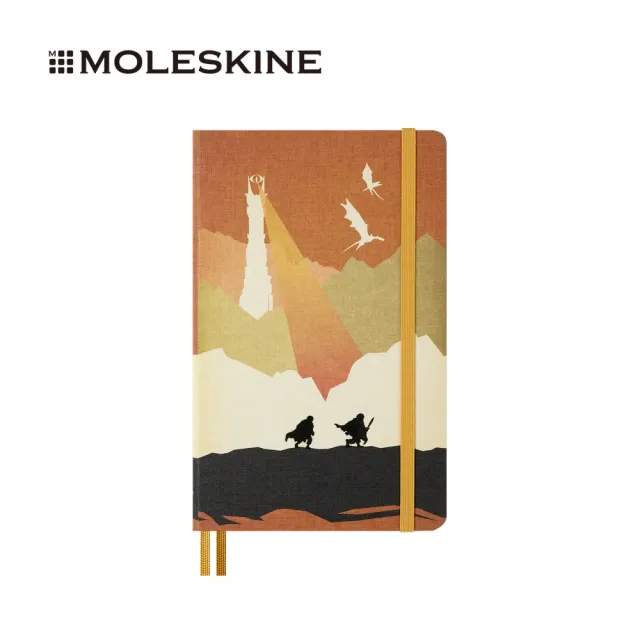 【MOLESKINE】x 魔戒限量系列「佛羅多與山姆 · 魔戒遠征」筆記本/L型/橫線
