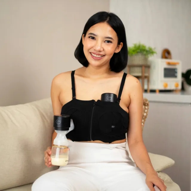 【MOOIMOM 沐伊孕哺】B9雙用免手持電動吸乳器2in1 雙機組(電動集乳器/擠乳器)