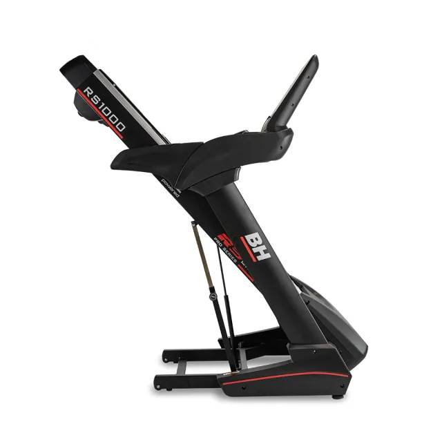 【BH歐洲百年品牌】RS1000 LED智能變頻跑步機(LED/變頻馬達/ZWIFT/坡度揚升/藍芽喇叭/心律扶手)