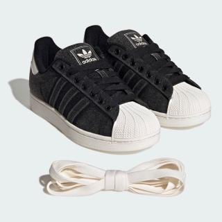 【adidas 愛迪達】Superstar II 男 休閒鞋 復古 麂皮 流行 黑 白(IH9247)