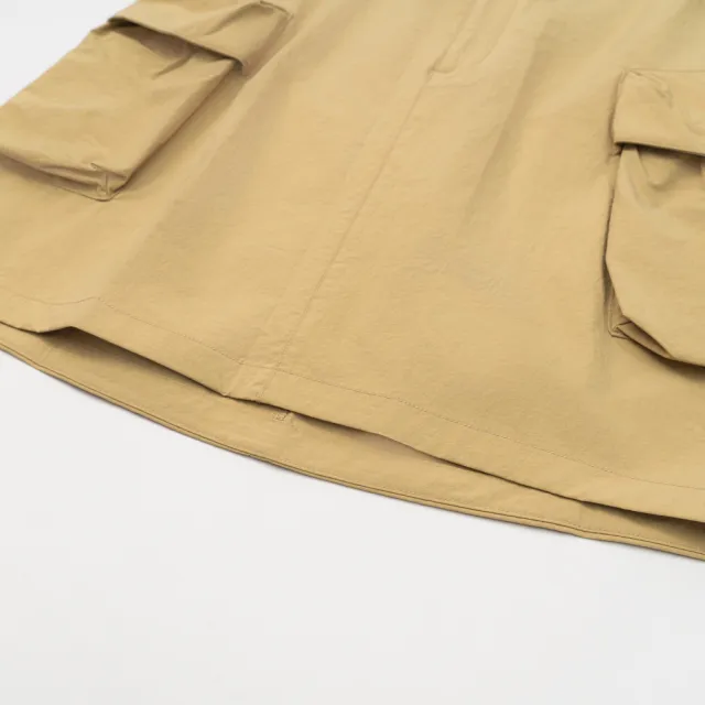 【The North Face】北臉 短裙 女 運動裙 防風 抗UV W MTN CW CARGO SKIRT 卡其 NF0A8C10LK5