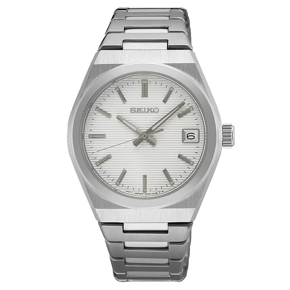 【SEIKO 精工】CS系列日系簡約時尚淑女石英錶-白  禮物  手錶(SUR573P1/6N42-00N0S)