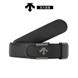 【DESCENTE】GOLF 迪桑特 ACMT 女士 高爾夫腰帶 皮帶(黑色)