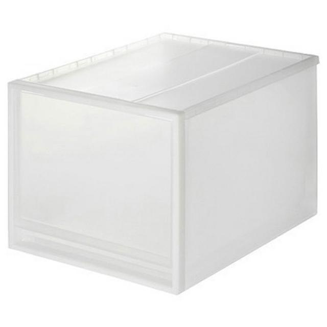 【MUJI 無印良品】PP收納盒/深/2入
