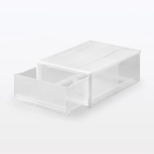 【MUJI 無印良品】PP收納盒/小/2入