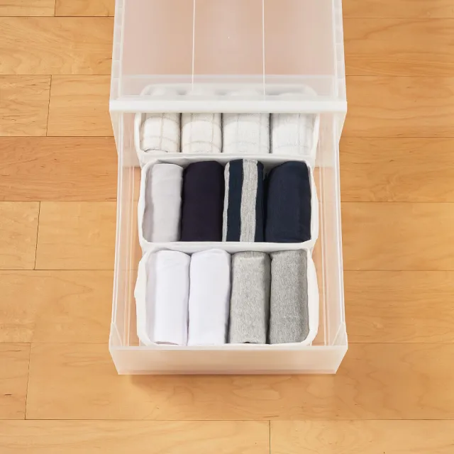 【MUJI 無印良品】PP櫥箱/大/2入